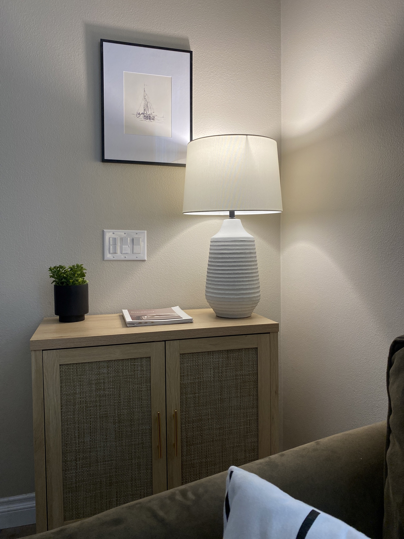 Adding a small side cabinet to this space helped us create a much needed board game and family photo album storage. 

#LTKsmallspaces #LTKlivingroom #LTKstoragecabinet #LTKstorage #LTKtargetfinds #LTKlamp #LTKartwork #LTKsimpleliving

#LTKhome #LTKfindsunder50 #LTKsalealert