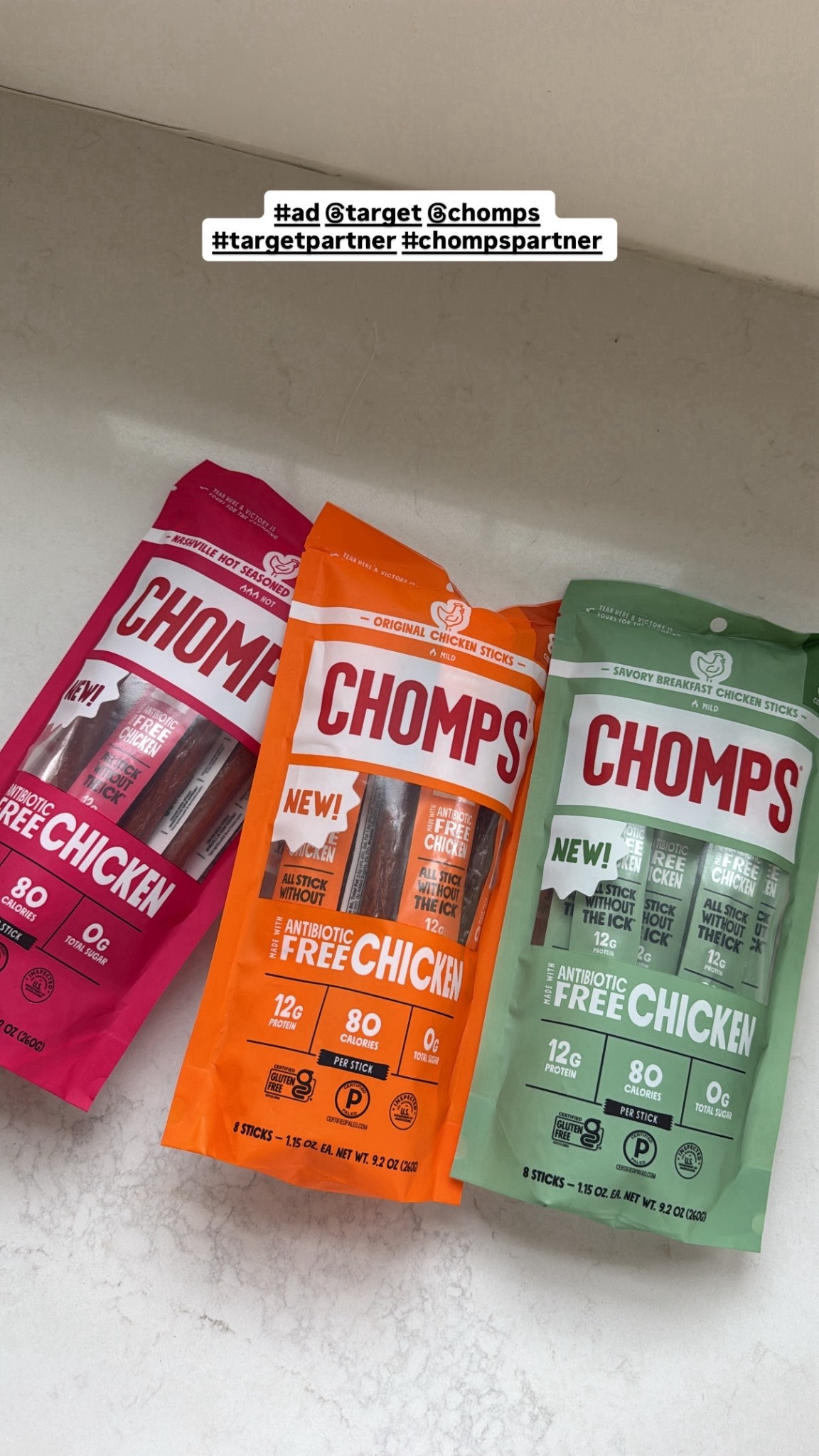 #ad @chomps at @Target 

Chomps keeping us fueled on the go with 12 grams of protein per stick and 0 grams of sugar. The perfect protein-rich snack!  #TargetPartner #ChompsPartner @shop.ltk #liketkit

#LTKfoodie #LTKfitnessgoals #LTKmomlife