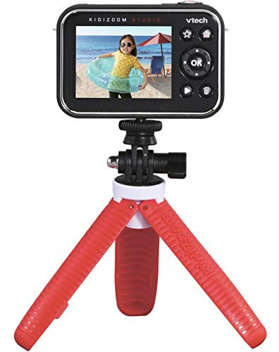 VTech KidiZoom Studio (Red), Video Camera for Children with Fun Games, Kids Camera with Special Effects, Kids Digital Camera with Rechargeable Battery, Action Camera for Boys and Girls from 5 Years + | Amazon (US)