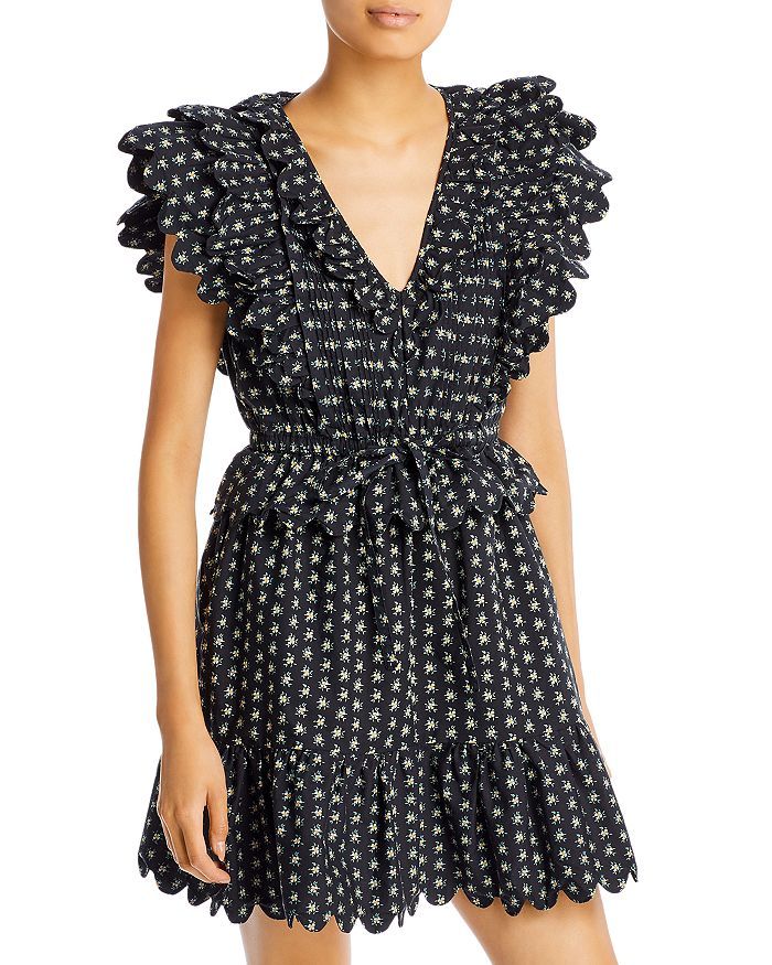 Printed Flutter Mini Dress | Bloomingdale's (US)