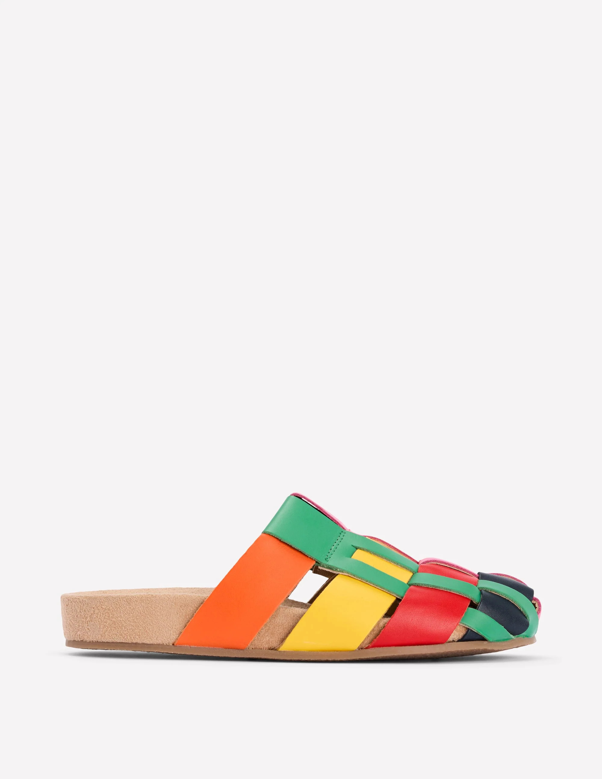Loretta Multi Strap Clog-Multi | Boden UK