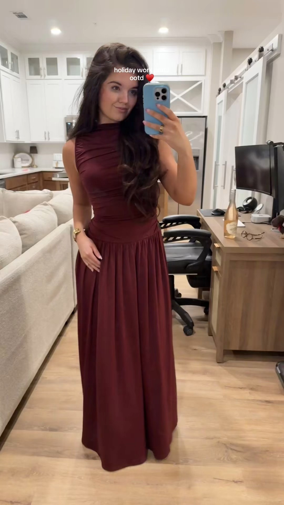 obsessed with this holiday dress ! about to order it in another color hehe 
wearing a size xs & 6 in shoes! 

#LTKFindsUnder100 #LTKootd #LTKHoliday