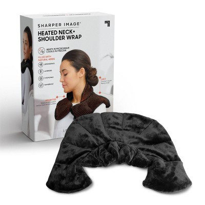 Sharper Image Neck and Shoulder Massage Body Wrap - Black | Target