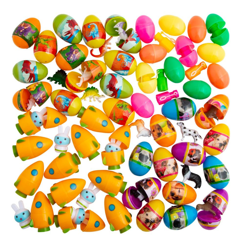 504 Pc 2.5"" Bulk Toy-Filled Easter Egg Assortment | Oriental Trading Company
