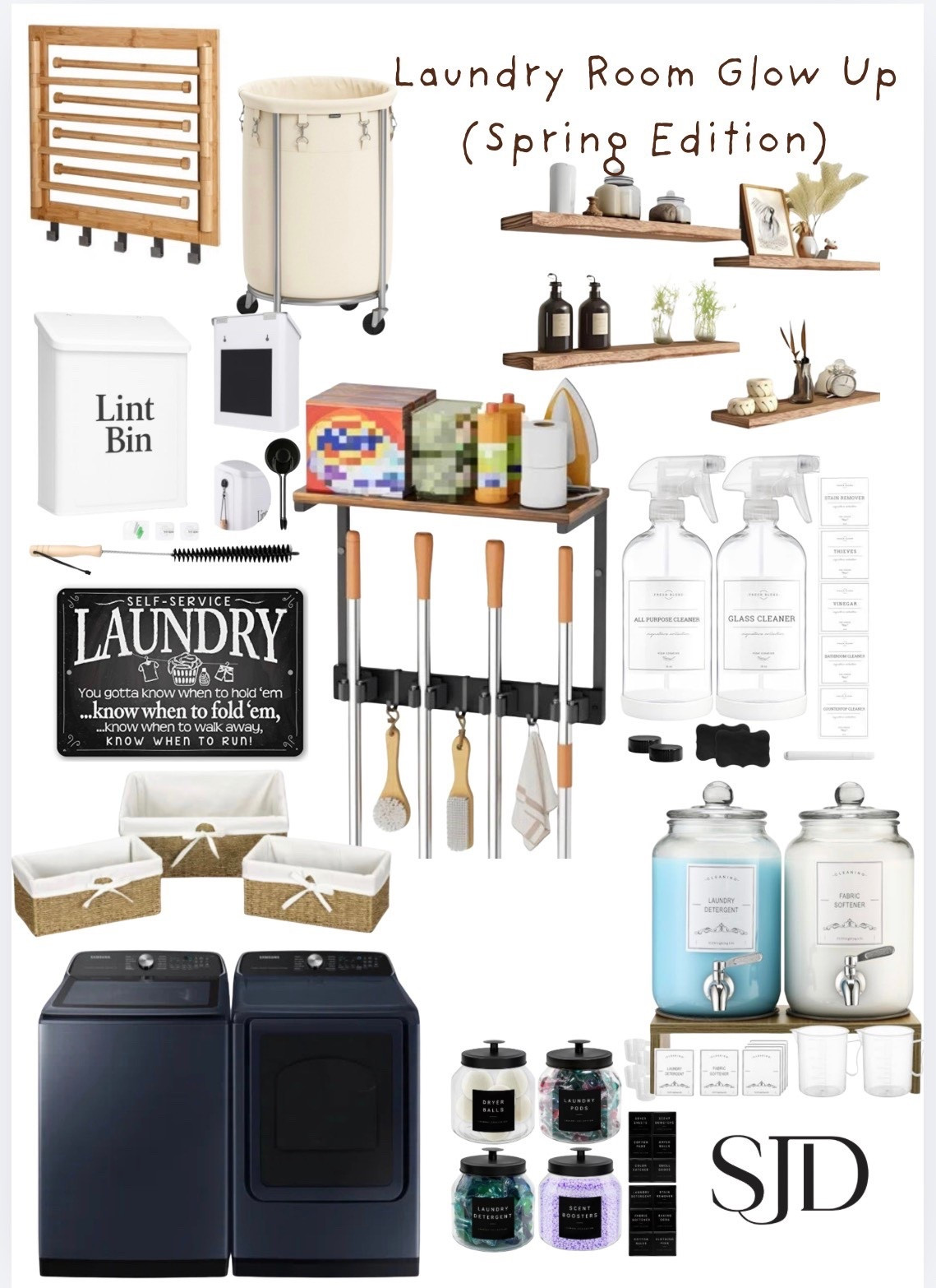 It’s easy to shut the door and forget about the laundry room, but why not do a spring cleaning glow-up there too? It will make the drudgery of laundry a little easier to take! 🤔😂 #laundryroom #springcleaning #homeimprovement 

#LTKmomlife #LTKHome