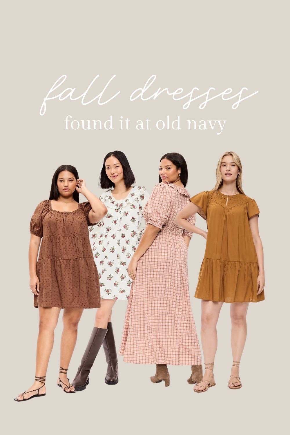 Cute Fall dresses at Old Navy and they’re all on sale!

#LTKSeasonal #LTKPlusSize #LTKWorkwear