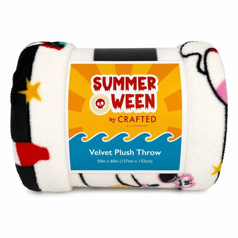 Summerween Oversize Super Soft Plush Throw Blankets, Summer  Patio Pool Halloween Throws, NAUTICA... | Walmart (US)