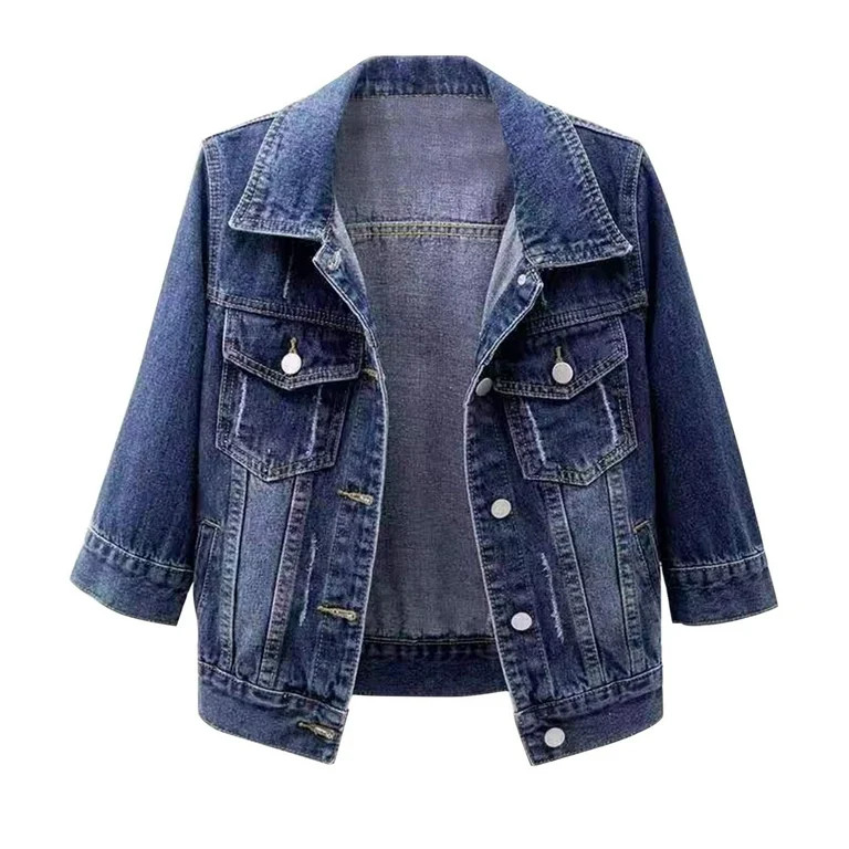 beishanbush Denim Jacket (Women's, M) | Walmart (US)