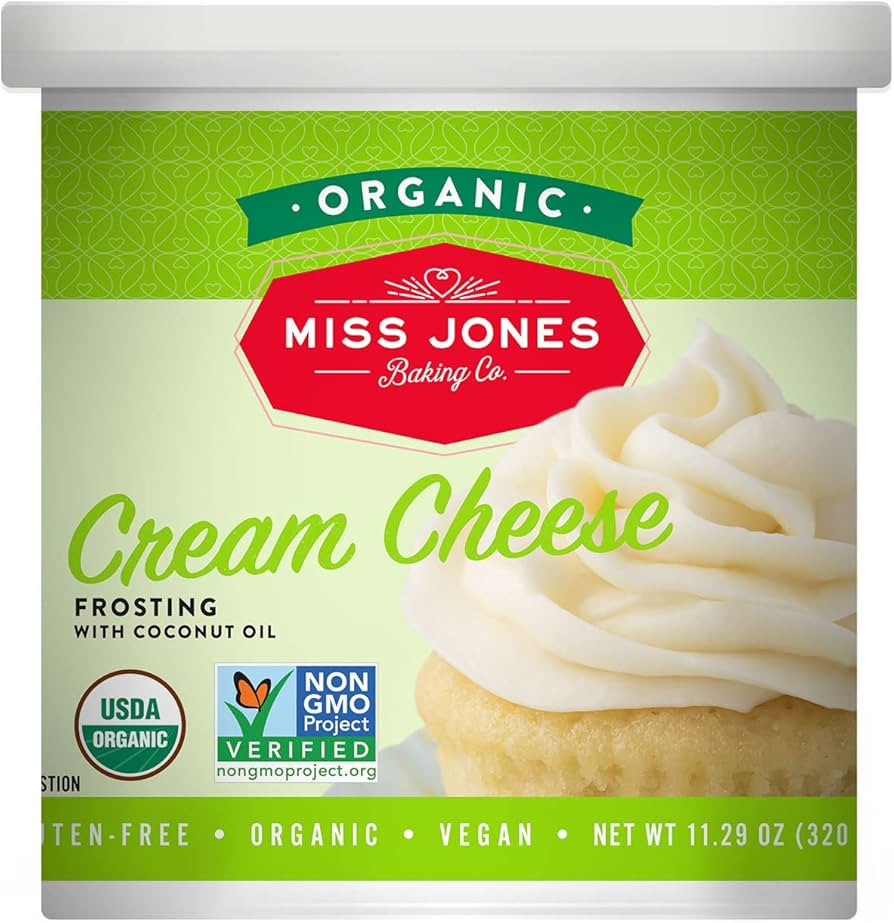 Miss Jones Baking Organic Buttercream Frosting, Perfect for Icing and Decorating, Vegan-Friendly:... | Amazon (US)