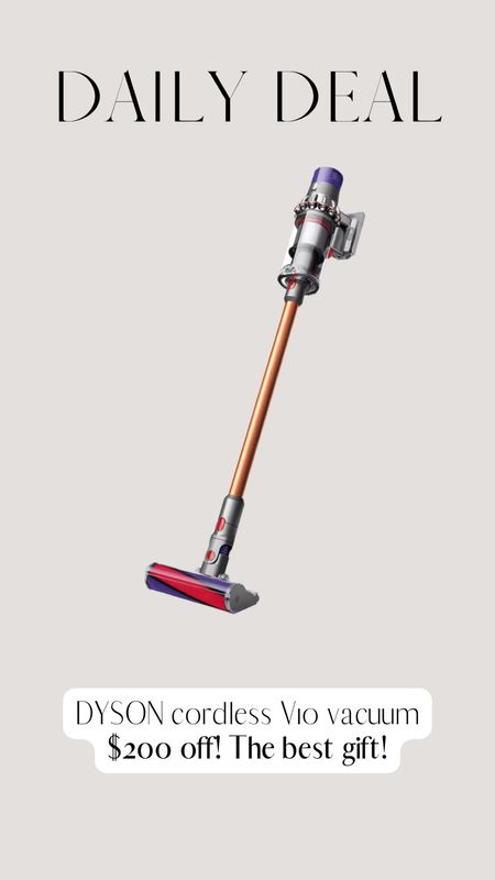 Dyson cordless V10 vacuum on sale! 

#LTKGiftGuide #LTKSeasonal #LTKHoliday