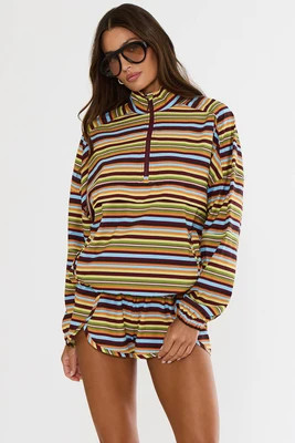 Vespera Jacket Paradise Stripe | Beach Riot