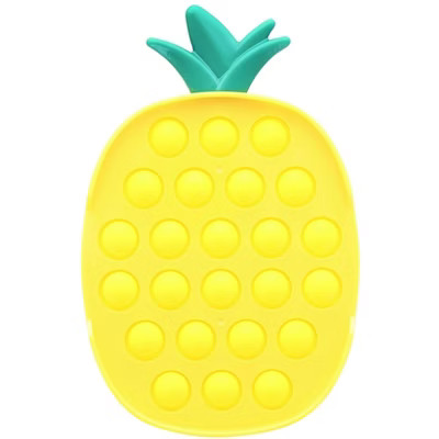 BOB Gift Pop Fidget Toy 24-Button Yellow Pineapple Silicone Bubble Popping Game | Target