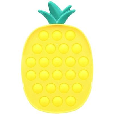 BOB Gift Pop Fidget Toy 24-Button Yellow Pineapple Silicone Bubble Popping Game | Target