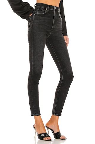 AGOLDE Pinch Waist Skinny in Hotline from Revolve.com | Revolve Clothing (Global)