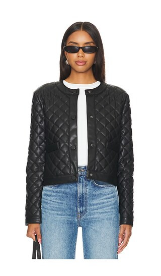 Martine Jacket in Black | Revolve Clothing (Global)