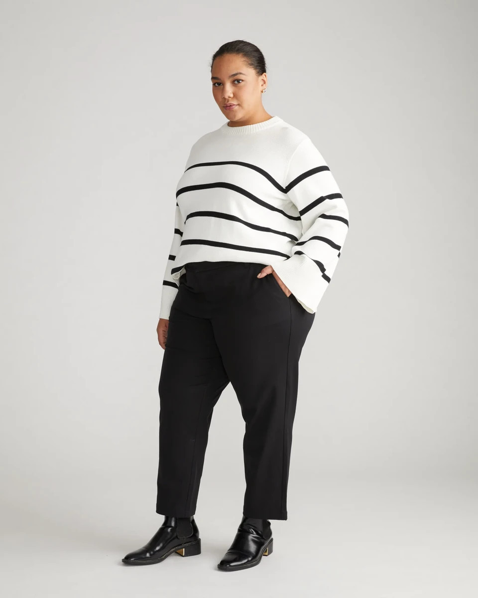 Bardot Wide Sleeve Cotton Sweater | Universal Standard