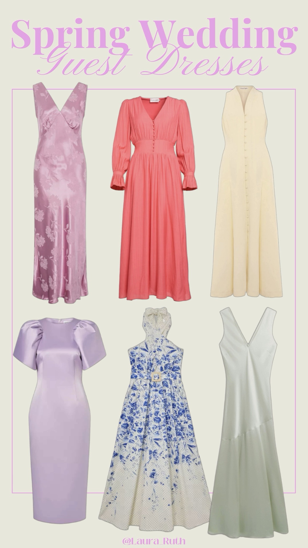 Spring wedding guest dress ideas 💐 Sharing some of my favorite elegant dresses perfect for garden, outdoor, and formal spring weddings! 

#LTKwedding #LTKspring #LTKuk