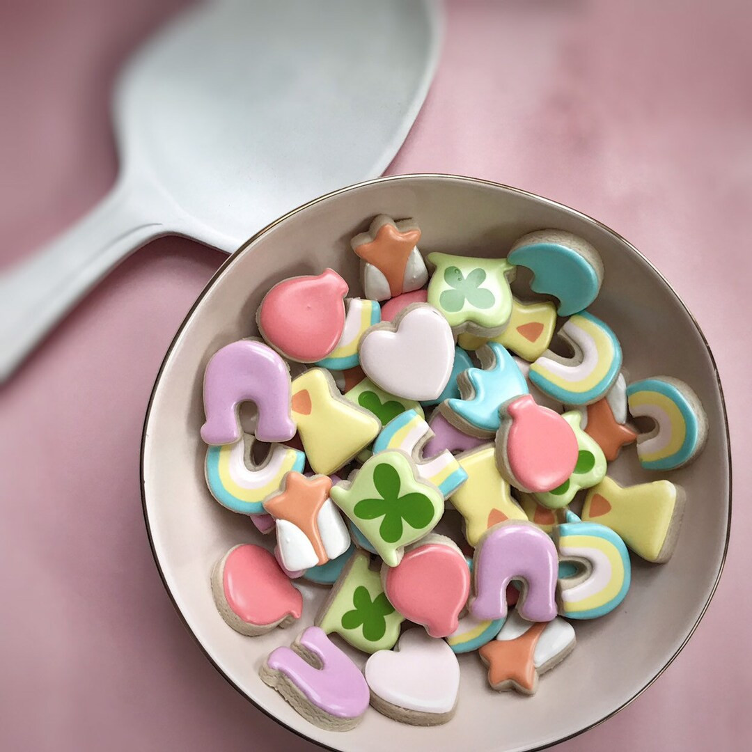 Lucky Charm Mini Cookies - Etsy | Etsy (US)