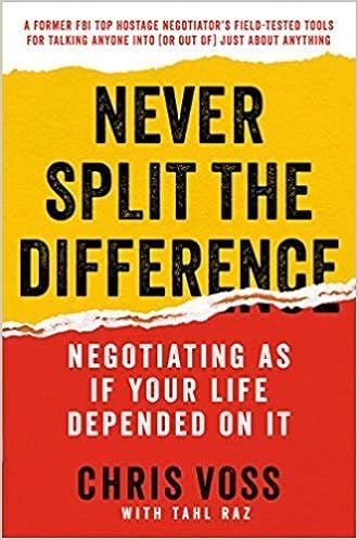 Never Split the Difference: Negotiating As If Your Life Depended On It | Amazon (US)