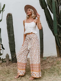 'Dakota' Bohemian Tassel Tied Pants | Goodnight Macaroon