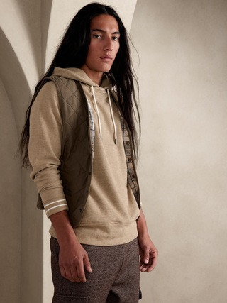 Brushed Waffle Hoodie | Banana Republic (US)
