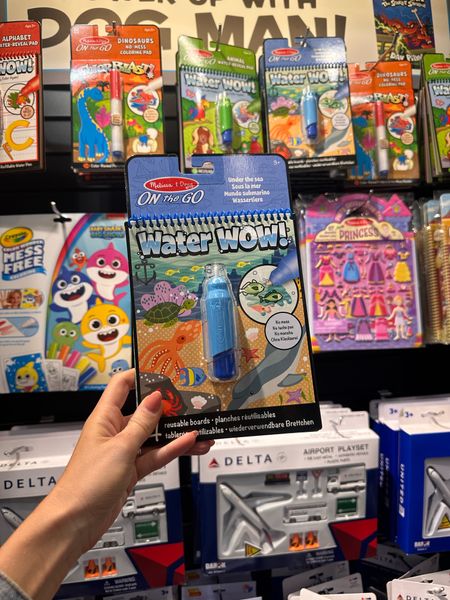 My all-time favorite travel toy for kids. Melissa and Dog makes the best water wow and color blast books to keep kids busy at the airport and on the plane.

#LTKTravel #LTKBaby #LTKKids