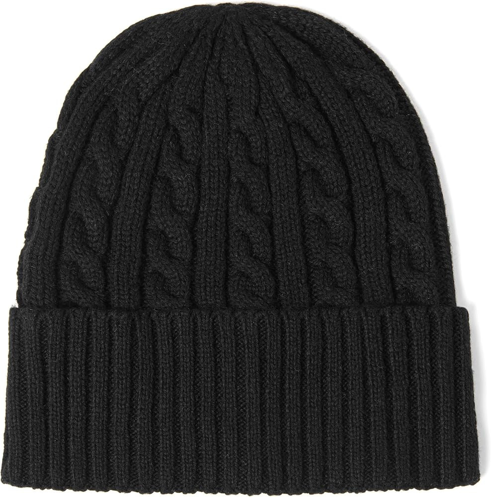 Revony Cable Knit Cuff Beanie for Women – Soft, Cute & Perfect for Everyday Winter Wear | Amazon (US)