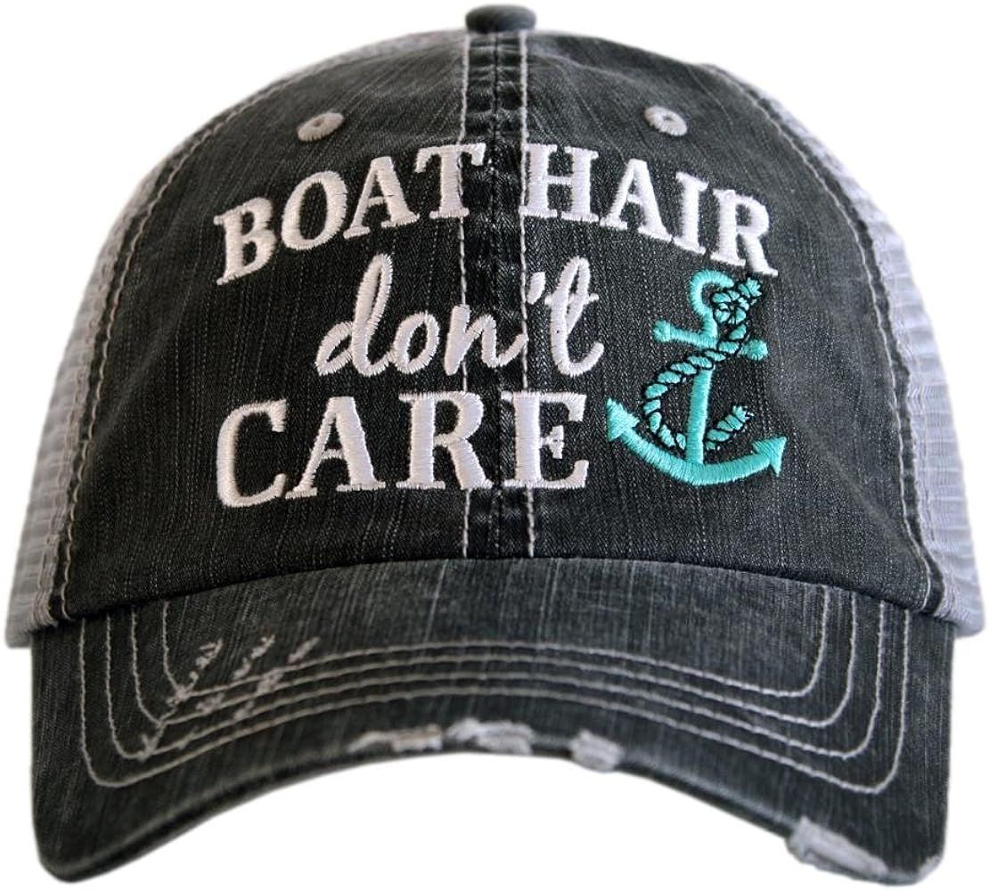 Beach Hair Don't Care WAVES Women's Trucker Hats Caps | Amazon (US)