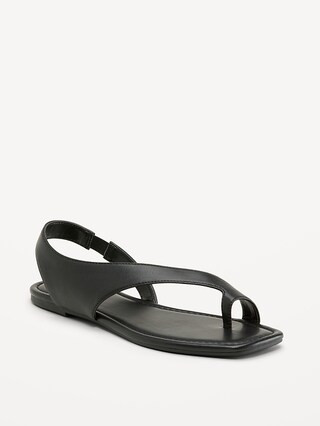 Asymmetrical Toe-Strap Sandals for Women | Old Navy (US)