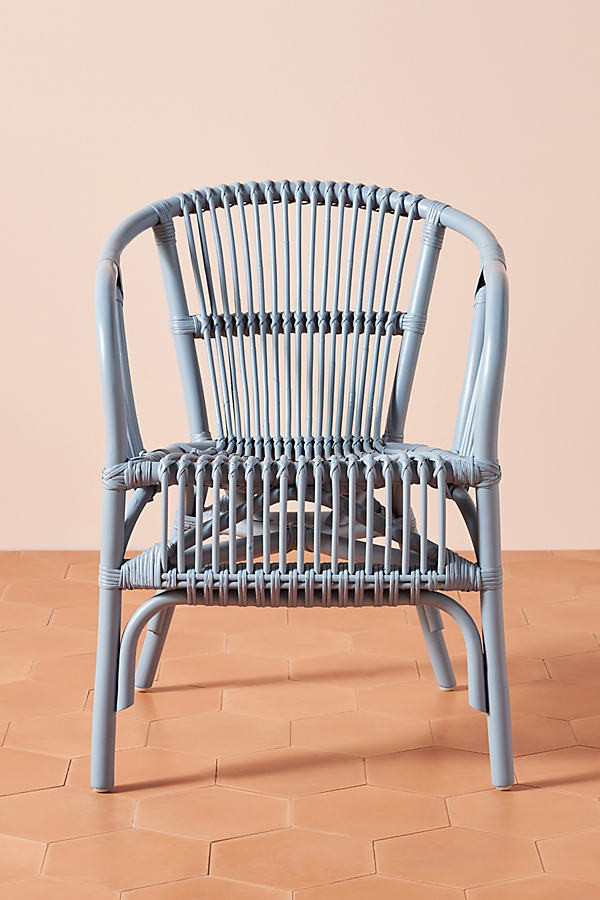 Pari Rattan Chair By Anthropologie in Purple | Anthropologie (US)