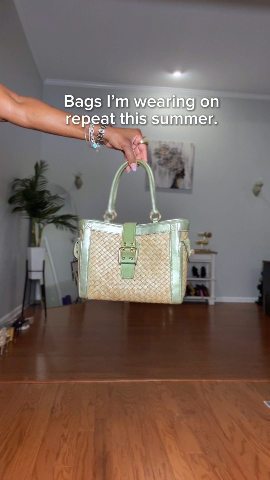 Bags I’m wearing on repeat this summer ☀️👜

Whether vacationing in the South of France or sipping mimosas on the beach… these are the bags completing every outfit this season. ✨

From beachy textures to designer classics, a good summer bag changes the whole vibe. 

A few of these beauties are older finds and no longer available, so I linked my current faves for the girls who love the look 🤍

Bag Lineup:
@marcjacobs The Tote Bag (clear)
@coach Straw Tote w/green leather trim (resort collection vibes!)
@macys Style & Co Crossbody Convertible Drawstring Tote
@macys On 34th Straw Hobo
@gucci Giglio Large Tote

Tap to shop + save for later ✨

#fyp #fashionover50 #ltkstyle #summerbags #designerinspired #strawbag #raffiabag #beachstyle #vacationstyle #resortwear #summerfashion #luxuryinspired #wovenbag #totebag #coastalstyle #richauntievibes #elevatedcasual #handbaglover #ltkfinds #summer outfits

#LTKMothersDay #LTKootd #LTKTravel