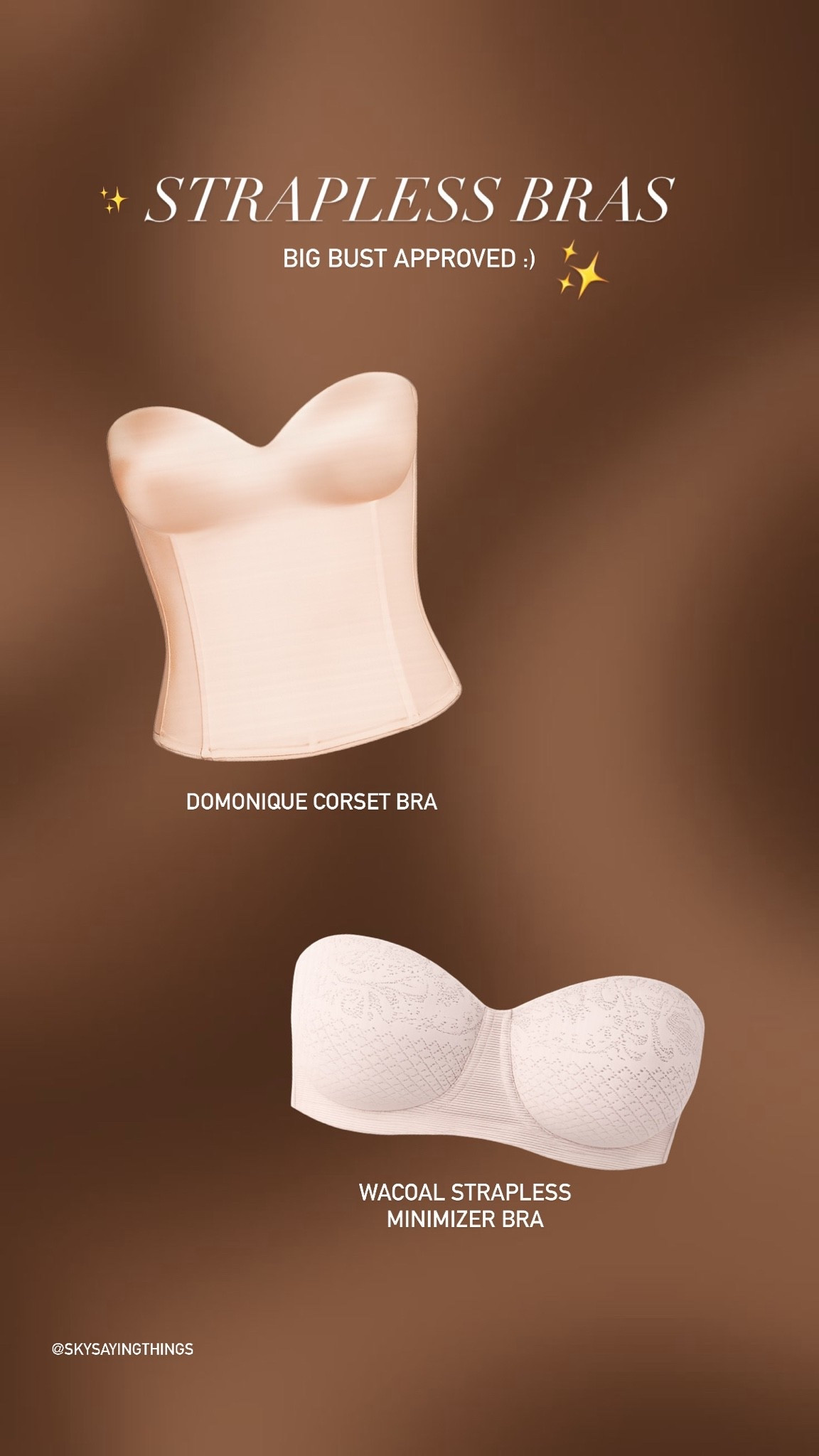 BIG BUST APPROVED STRAPLESS BRAS!

#LTKselfcare #LTKfoodie #LTKstorytime