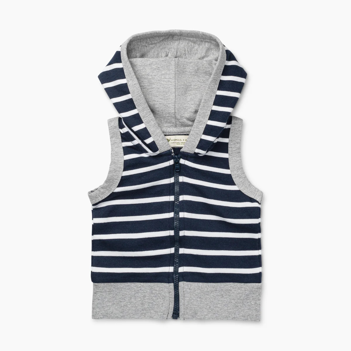 Sleeveless Zip-Up Hoodie | Monica + Andy