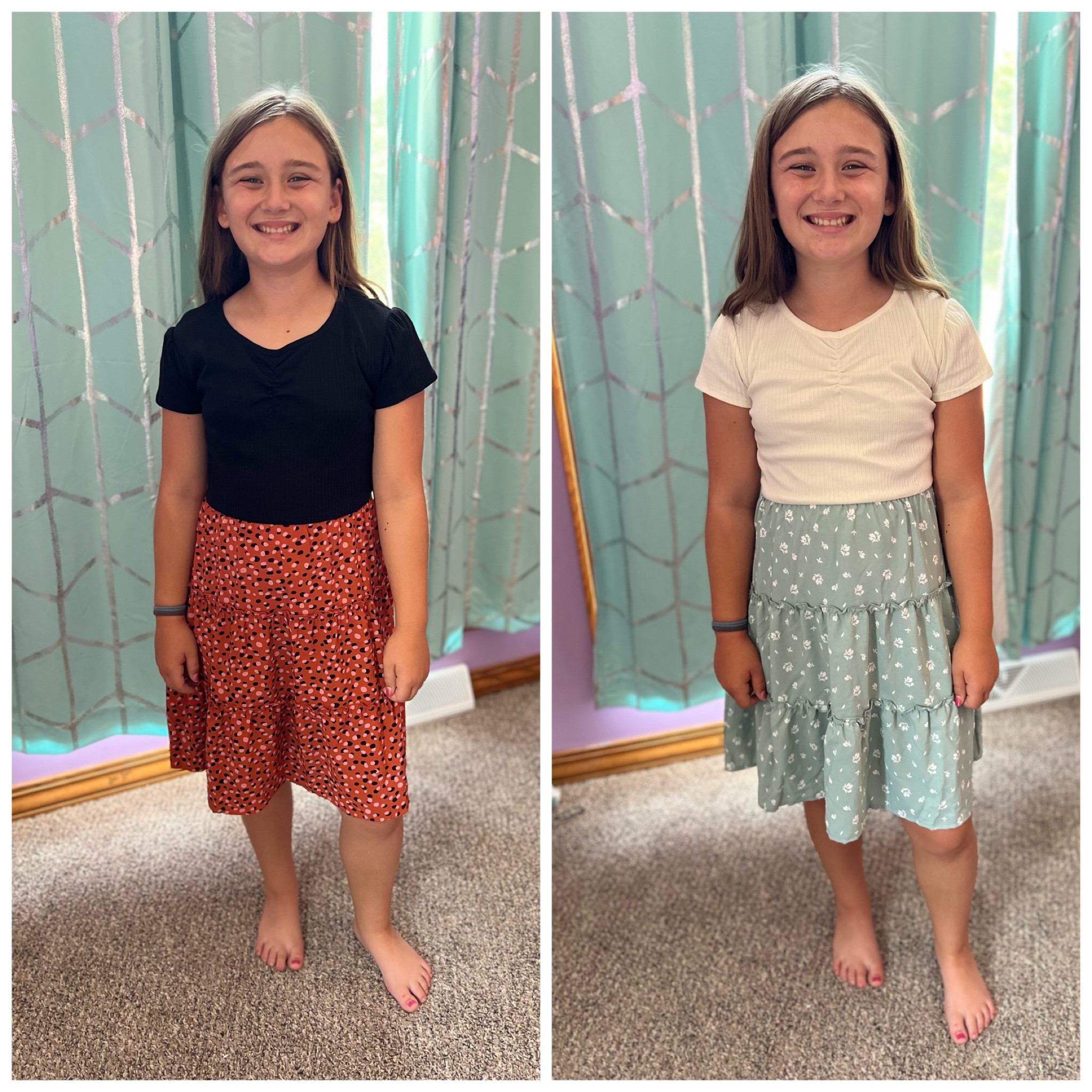 Just got these dresses in and my daughter loves them! They have a pretty strict dress code at school so finding something that follows the rules AND she likes is a win!  

#LTKBacktoSchool #LTKstyletip #LTKkids