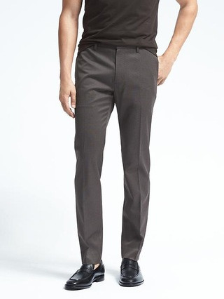 Slim Non-Iron Stretch Cotton Pant | Banana Republic US