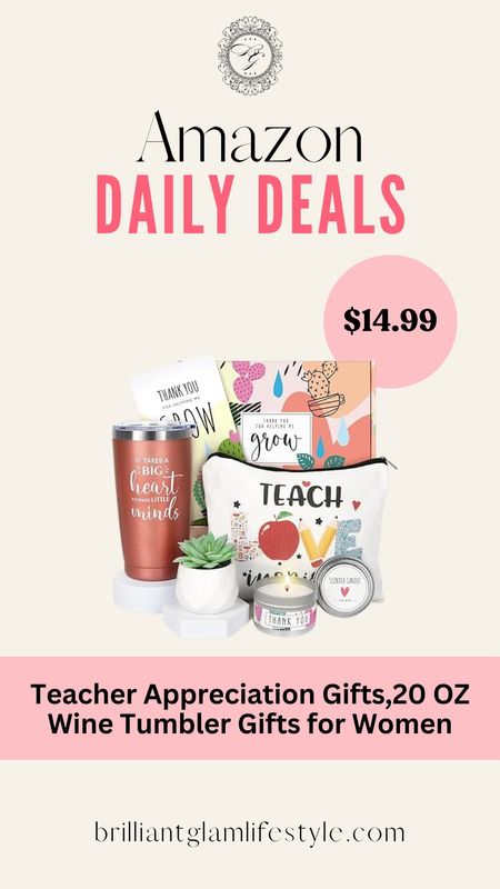 Celebrate Teacher Appreciation Week with thoughtful gifts from Amazon! Show your gratitude with unique presents that educators will love. Explore today's Daily Deals for special discounts on gifts to honor the teachers who inspire us every day.#TeacherAppreciation #Gifts #Amazon #DailyDeals #Gratitude #Education

#LTKU #LTKsalealert #LTKGiftGuide