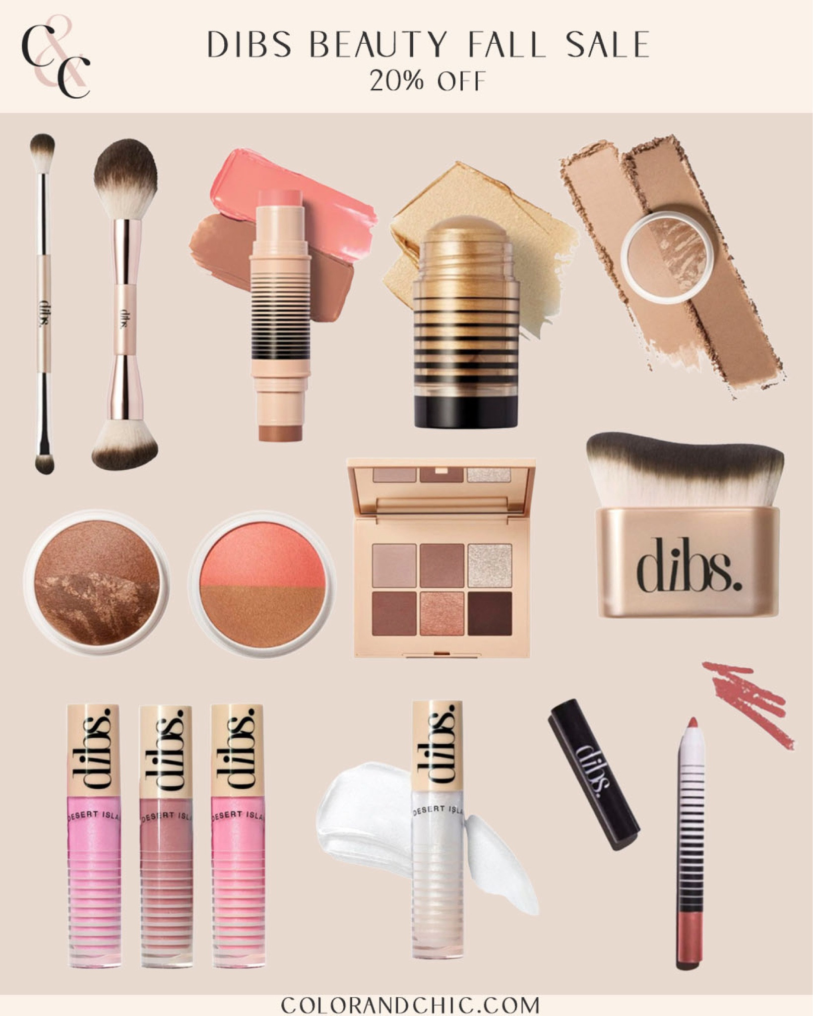 Dibs beauty fall sale with all items 20% off! I love the duo stick and brush! 

#LTKSaleAlert #LTKFallSale #LTKBeauty