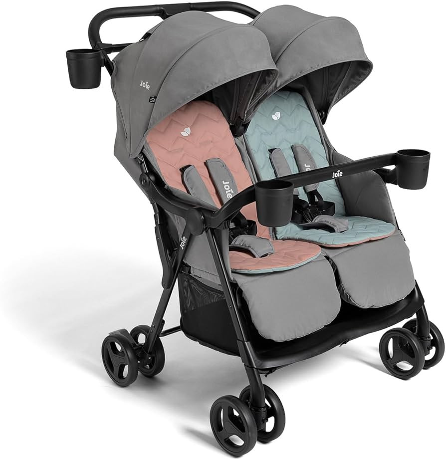 Joie Rosemary Side-by-Side Double Stroller – Lightweight, Compact, and Comfortable Side-by-Side... | Amazon (US)