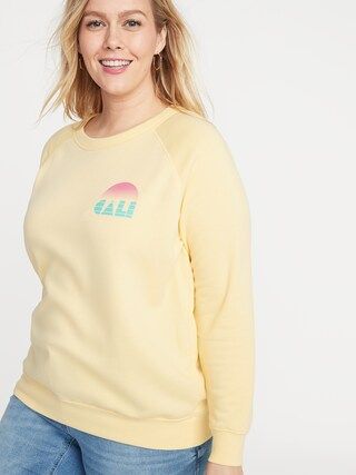 Relaxed Plus-Size Graphic Sweatshirt | Old Navy US