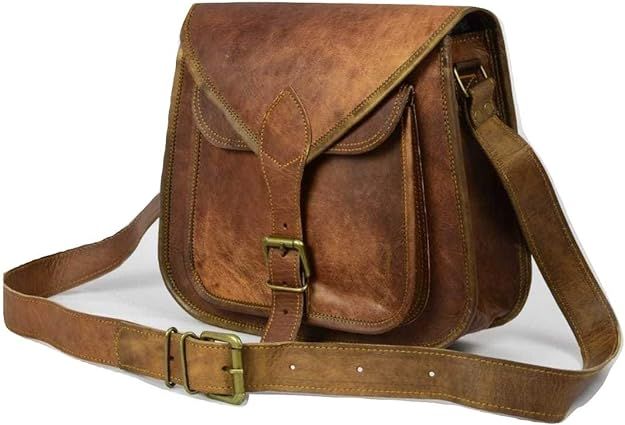 13" BROWN GENUINE LEATHER VINTAGE WOMEN'S PURSE BAG BOHO WESTERN HIPPY CLUTCH (12 inch) | Amazon (US)
