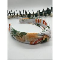 Boho Rainbow Top Knot Headband, No Headache Knotted Headbands, Hard Spring Headband | Etsy (US)