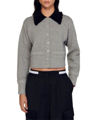 Sandro Etienne Collared Sweater  | Bloomingdale's Women | Bloomingdale's (US)