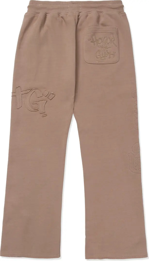 HONOR THE GIFT Script Logo Patch Embroidered Sweatpants | Nordstrom | Nordstrom