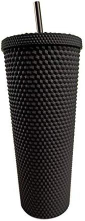 MATTE BLACK Tumbler 24 Oz Studded ⭐️⭐️⭐️⭐️⭐️ by Visa and Vacations | Amazon (US)