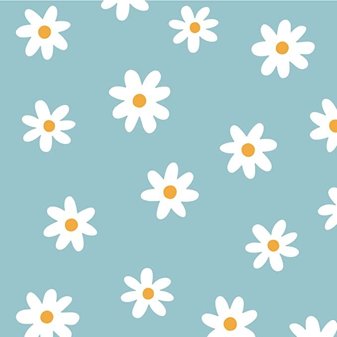 A Room with Flower Vinyl Daisy - Calcomanías de pared para habitación con flores, pegatinas flo... | Amazon (US)