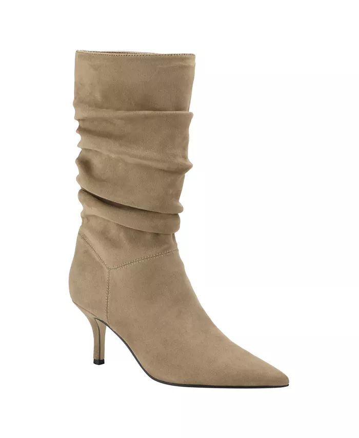 Marc Fisher Women's Manya Ruched Stiletto Boot & Reviews - Heels & Pumps - Shoes - Macy's | Macys (US)