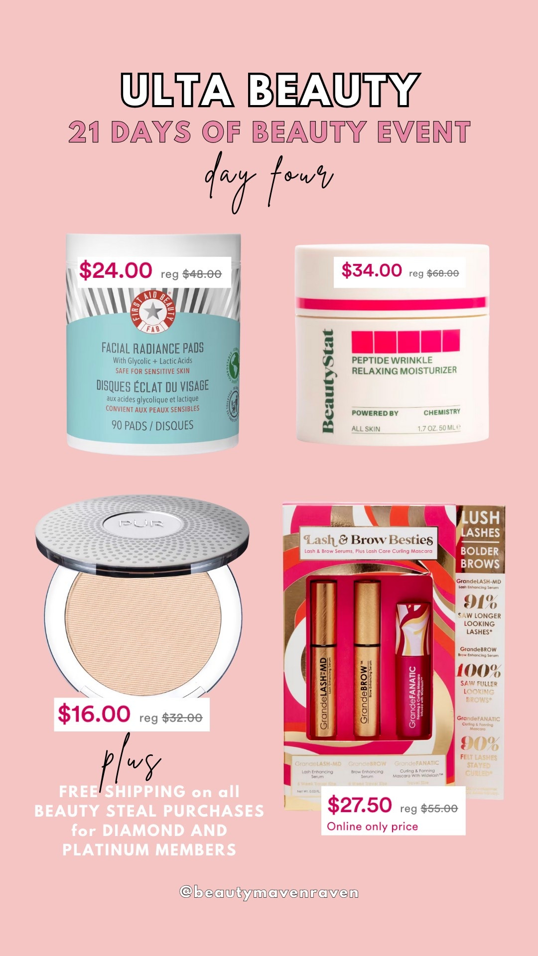 ULTA Beauty 21 days of Beauty event/sale 

#LTKSpringSale #LTKBeauty