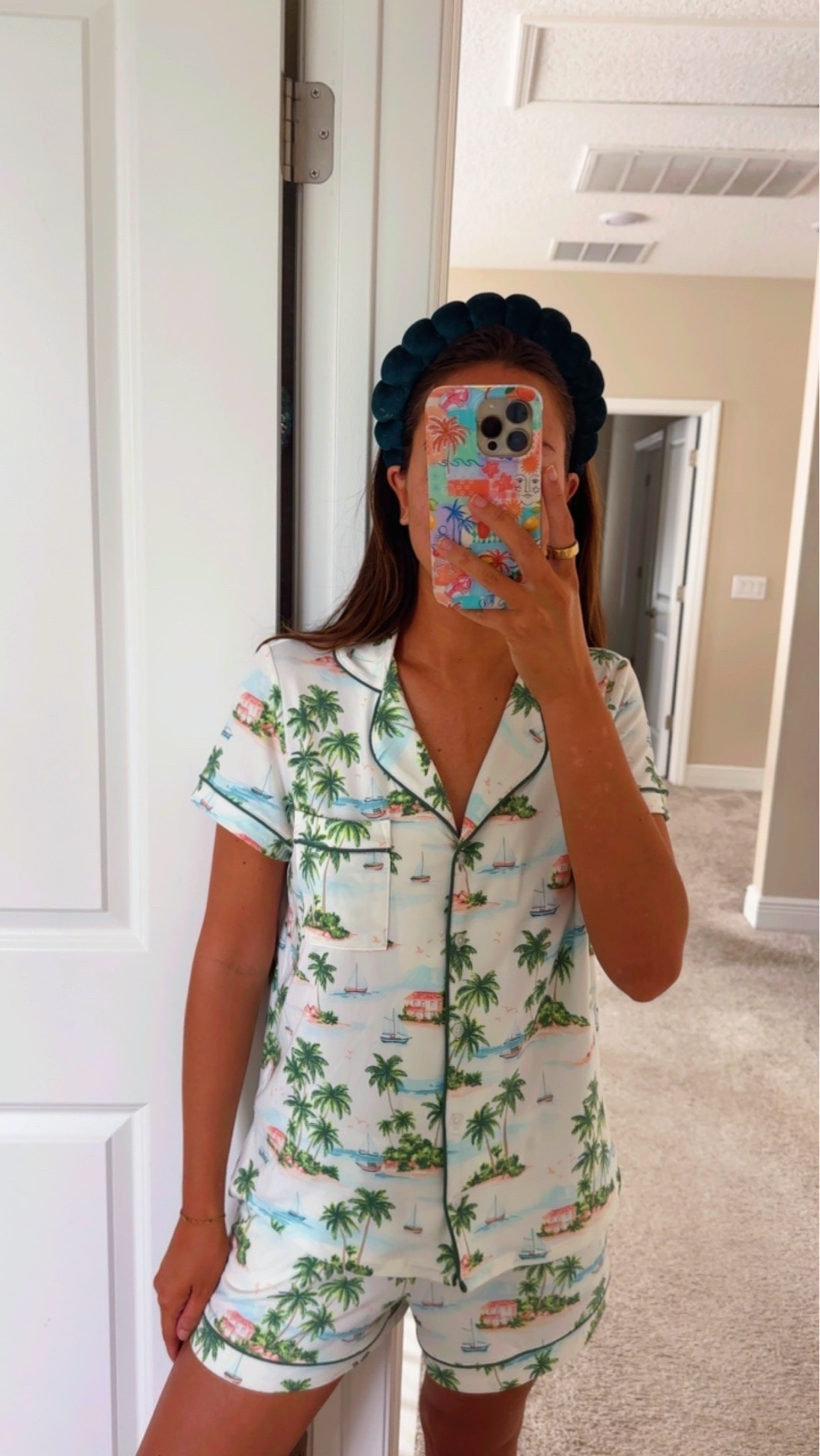 Summer pjs under $20💚 my favorite Walmart joyspun matching pajama set in a new tropical pattern!! Walmart finds, comfy sleep outfits, sleepwear, vacation outfits, affordable fashion

#LTKootd #LTKgrwm #LTKSaleAlert