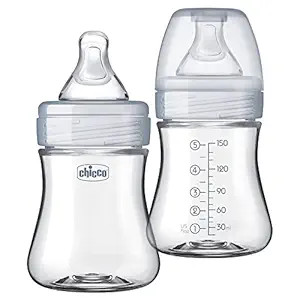 Chicco Duo 5oz. Hybrid Baby Bottle with Invinci-Glass Inside and Plastic Outside | Dishwasher, Bo... | Amazon (US)