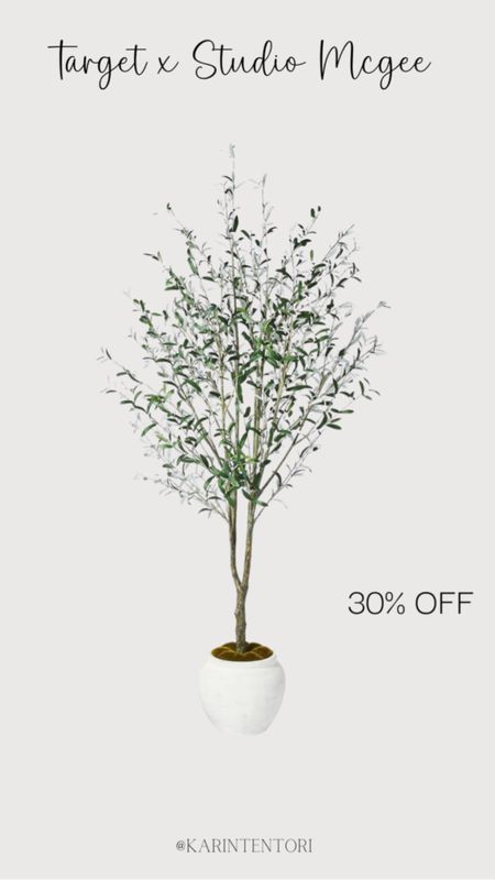 Target x Studio McGee Olive Tree is on SALE for 30% OFF!

#LTKhome